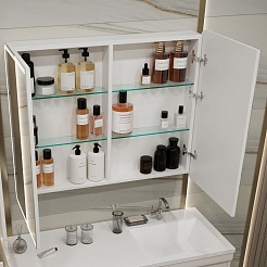 Stella Polare Мебель с раковиной под стиральную машину Мадлен Памелла 120 L белая – фотография-13